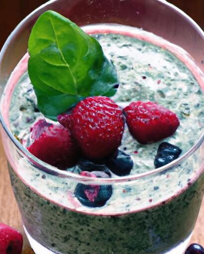 Power-Packed Spinach Yogurt Berry Smoothie Recipe Guide