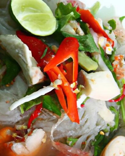 Unveiling Thai Spicy Glass Noodle Soup: A Fiery Delight