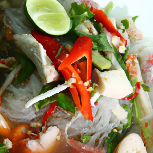 Unveiling Thai Spicy Glass Noodle Soup: A Fiery Delight