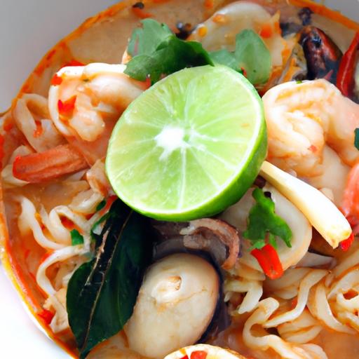 Discovering Tom Yum noodle Soup: A Zesty Thai Delight