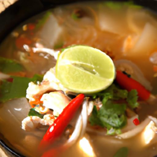 Unveiling Thai Spicy Glass Noodle Soup: A Fiery Delight