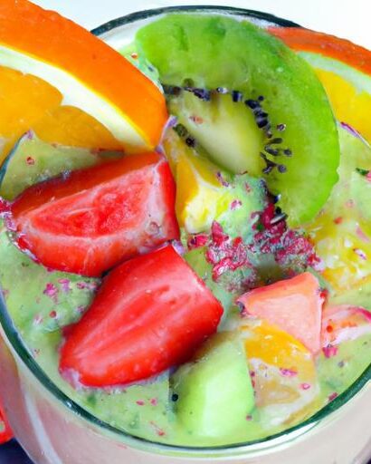 Refreshing Fruit & Veggie Smoothies: Nutritious Blended Bliss