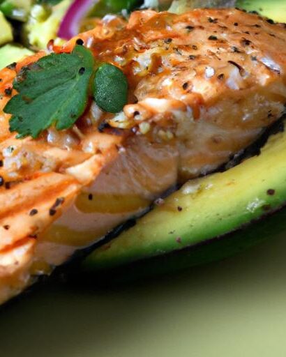 Savor the Flavor: Grilled Salmon with Zesty Avocado Salsa