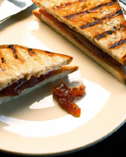 Elevate Your Palate: Gourmet Grilled Cheese with Fig Jam