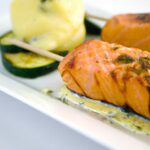 Savor Summer: Grilled Salmon Skewers with Zesty Dill Sauce