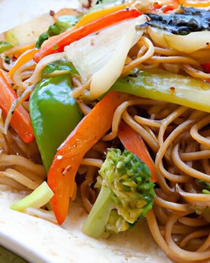 Wholesome Vegetable Yakisoba: A Flavorful Stir-Fry Delight