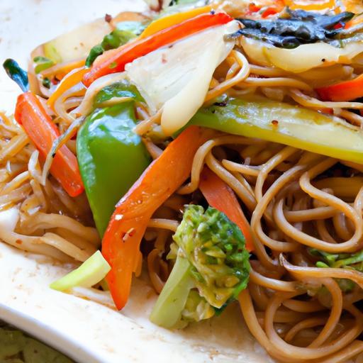 Wholesome Vegetable Yakisoba: A Flavorful Stir-Fry Delight