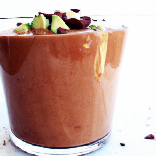 Decadent Vegan Chocolate Avocado Smoothie: Healthy Indulgence