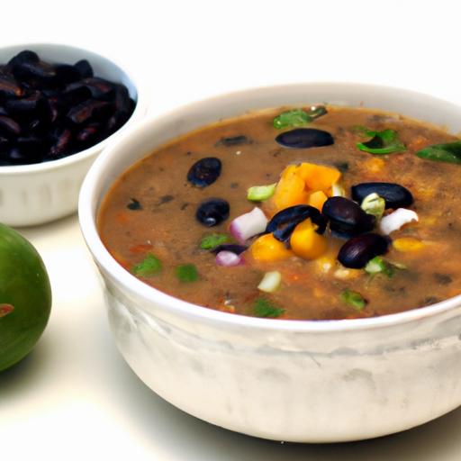 Nourish Your Heart with Hearty Black Bean Soup Delight