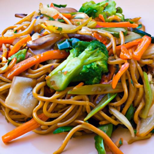 Wholesome vegetable Yakisoba: A Flavorful Stir-Fry Delight