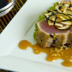 Savor Ahi Tuna with Zesty Soy Ginger Lime Sauce Delight