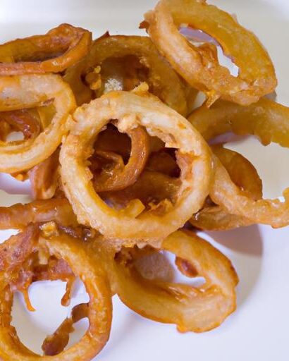 Crispy Air Fryer Onion Rings: A Healthy Snack Recipe