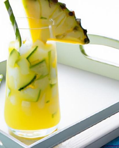 Refresh & Reboot: The Pineapple Cucumber Detox Elixir
