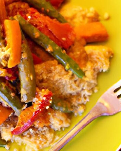 Savor Moroccan Couscous with Vibrant Roast Vegetables Delight