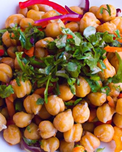 Zesty Moroccan-Spiced Chickpea Salad: A Flavorful Twist