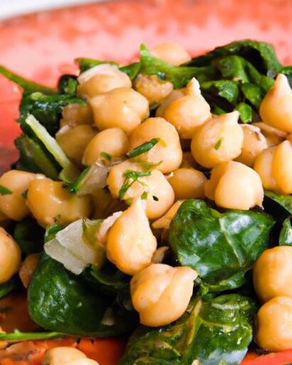 Wholesome Spinach & Chickpeas Recipe: A Mediterranean Delight