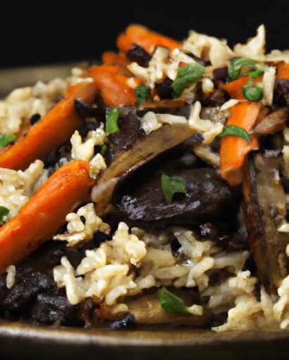 Savor the Earthy Delight: Wild Rice & Mushroom Pilaf Recipe