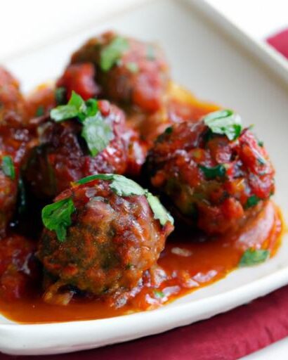 Savor Spanish Meatballs in Rich, Tangy Tomato Sauce Delight