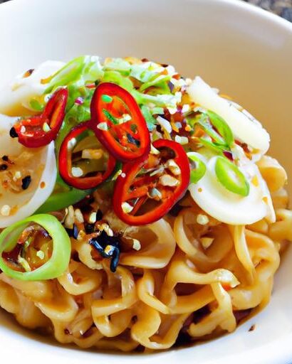Fiery Flavor Fusion: The Magic of Garlic Chili Oil Ramen
