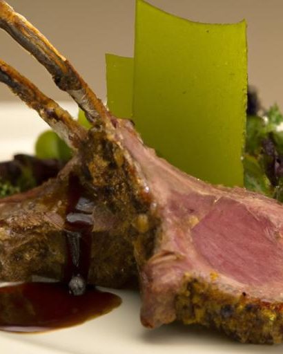 Savory Rack of Lamb with a Zesty Mustard Crust Delight