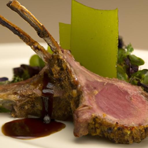 Savory Rack of Lamb with a Zesty Mustard Crust Delight