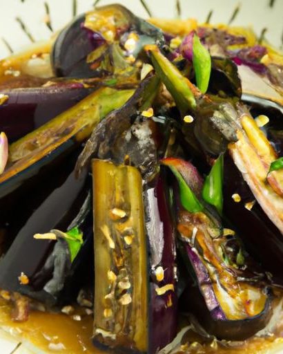 Savor the Flavor: Chinese Eggplant in Tangy Garlic Sauce