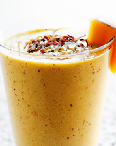 Golden Glow: The Ultimate Anti-Inflammatory Turmeric Smoothie