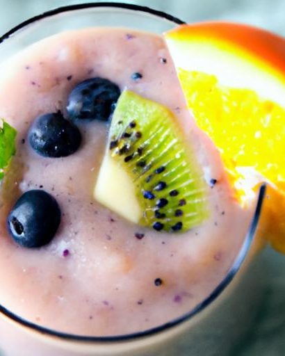 Refreshing Low-Sugar Fruit Smoothies for Healthy Energy