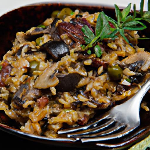 savor the Earthy Delight: Wild Rice & Mushroom Pilaf Recipe
