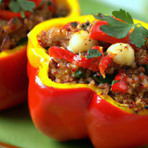 Colorful Quinoa Stuffed Peppers: A Nutritious Delight