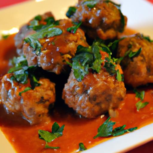 Savor‍ Spanish Meatballs in Rich, Tangy Tomato ⁢Sauce⁣ delight