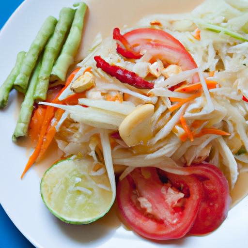 Laotian Green Papaya Salad: A Zesty Journey of Flavors