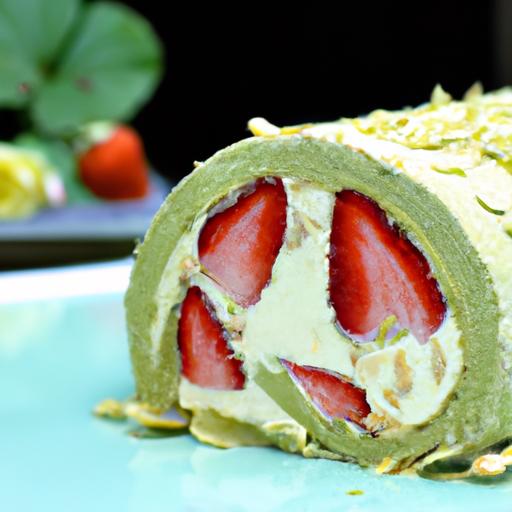 Sweet Harmony: Creating the Perfect Matcha strawberry Roll Cake