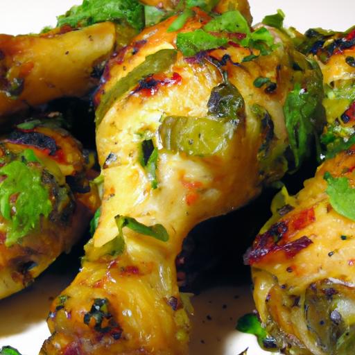 Spice Up Dinner: ​Butterflied Chicken Drumsticks with Jalapeño