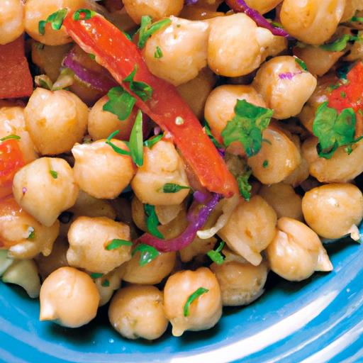 Zesty Moroccan-Spiced Chickpea salad: A Flavorful Twist