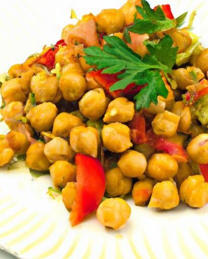 Zesty Moroccan Spiced Chickpea Salad: A Flavorful Twist