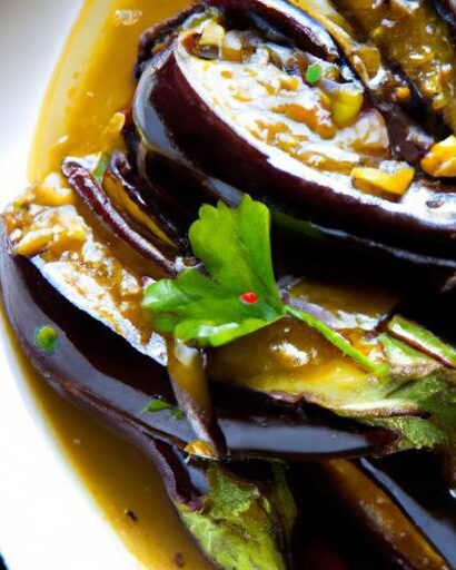 Savor the Bold Flavors of Chinese Eggplant in Garlic Sauce