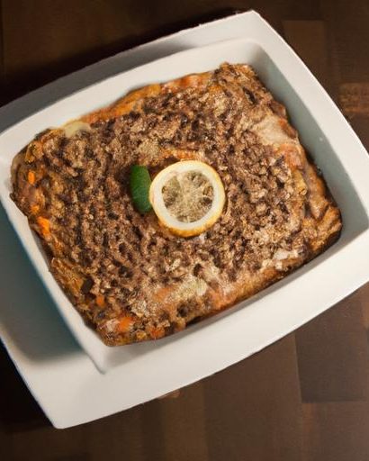 Hearty Vegetarian Lentil Moussaka: A Flavorful Feast
