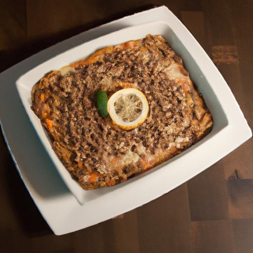 Hearty Vegetarian Lentil Moussaka: A Flavorful Feast