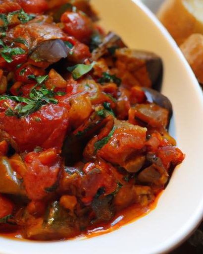 Savory Eggplant & Tomato Stew: A Classic Borani Banjan Recipe