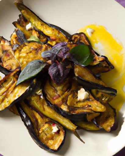 Golden Fried Aubergine Drizzled with Sweet Honey Bliss