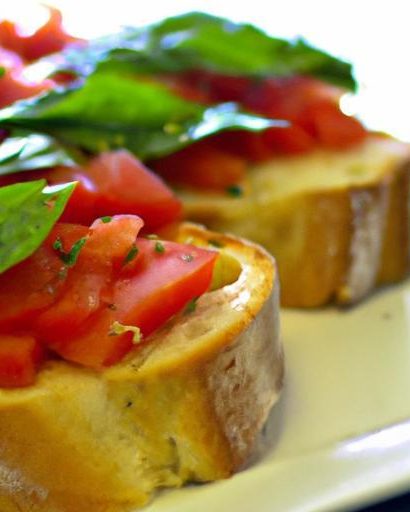 Bright Bites: Crafting Perfect Tomato & Basil Bruschetta