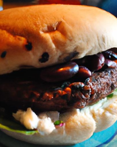 Hearty Vegan Black Bean Burgers: A Flavorful Plant-Powered Bite