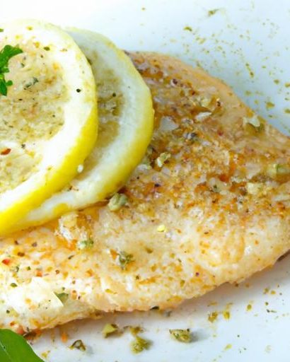 Zesty Lemon Herb Baked Tilapia: A Fresh, Flavorful Delight