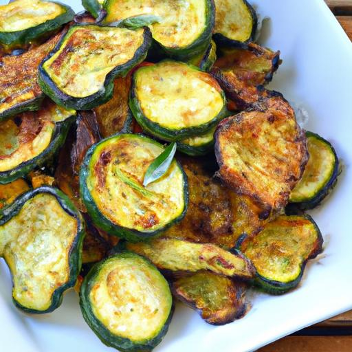 Crunchy Keto Delight: Air fried Zucchini Chips Recipe