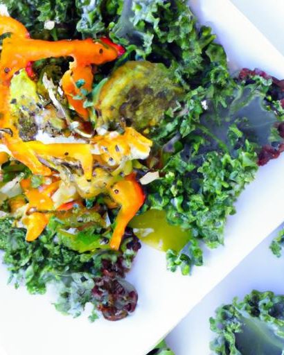 Nourish Your Day: Roasted Veggie Salad with Kale & Tahini