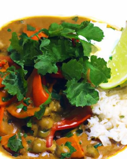 Creamy Coconut Lentil Curry: A Flavorful Plant-Based Delight