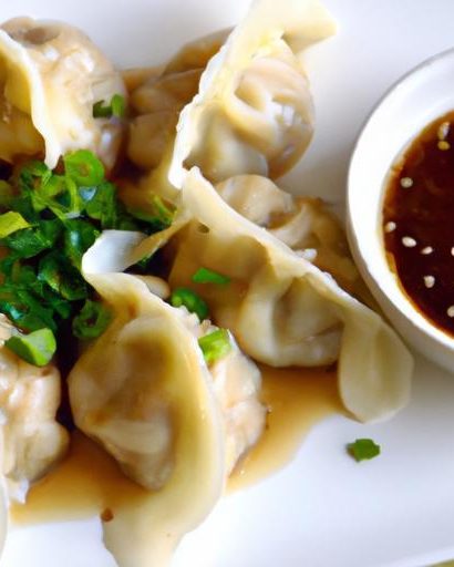 Irresistible Spicy Peanut Sauce Chicken Dumplings Recipe